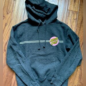 Santa Cruz grey hoodie Juniors Size S